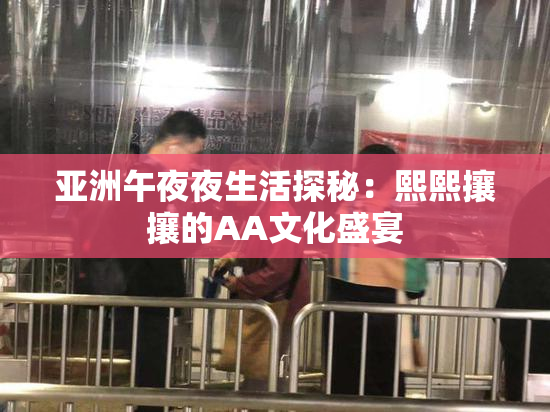 亚洲午夜夜生活探秘：熙熙攘攘的AA文化盛宴