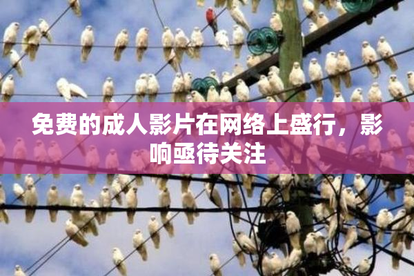 免费的成人影片在网络上盛行，影响亟待关注