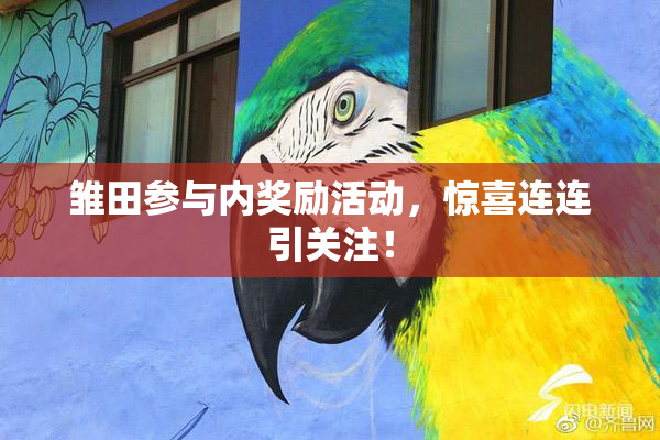 雏田参与内奖励活动，惊喜连连引关注！