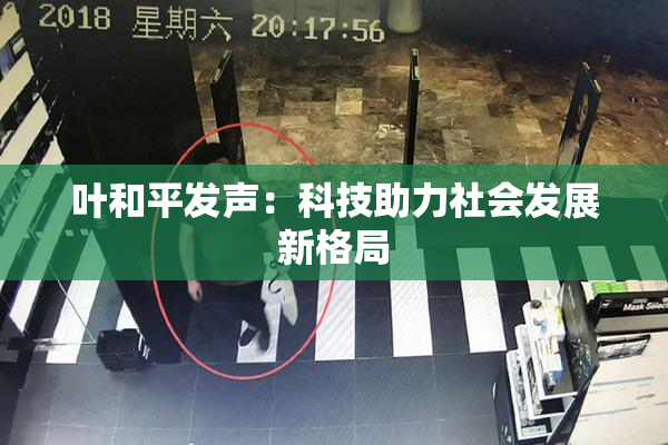 叶和平发声：科技助力社会发展新格局