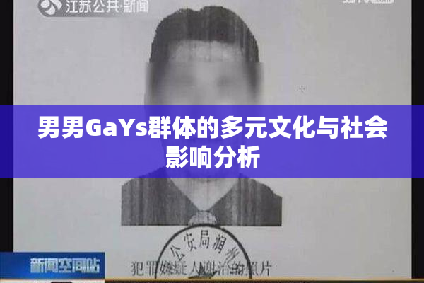 男男GaYs群体的多元文化与社会影响分析