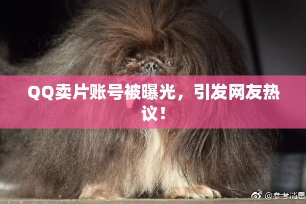 QQ卖片账号被曝光，引发网友热议！