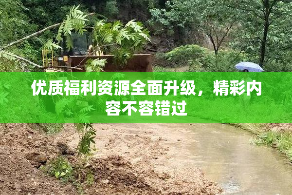 优质福利资源全面升级，精彩内容不容错过
