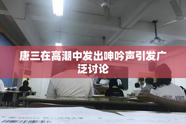 唐三在高潮中发出呻吟声引发广泛讨论