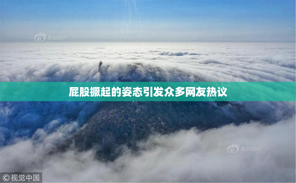 屁股撅起的姿态引发众多网友热议