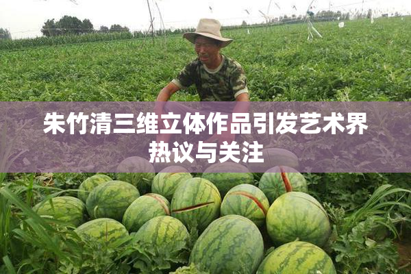 朱竹清三维立体作品引发艺术界热议与关注