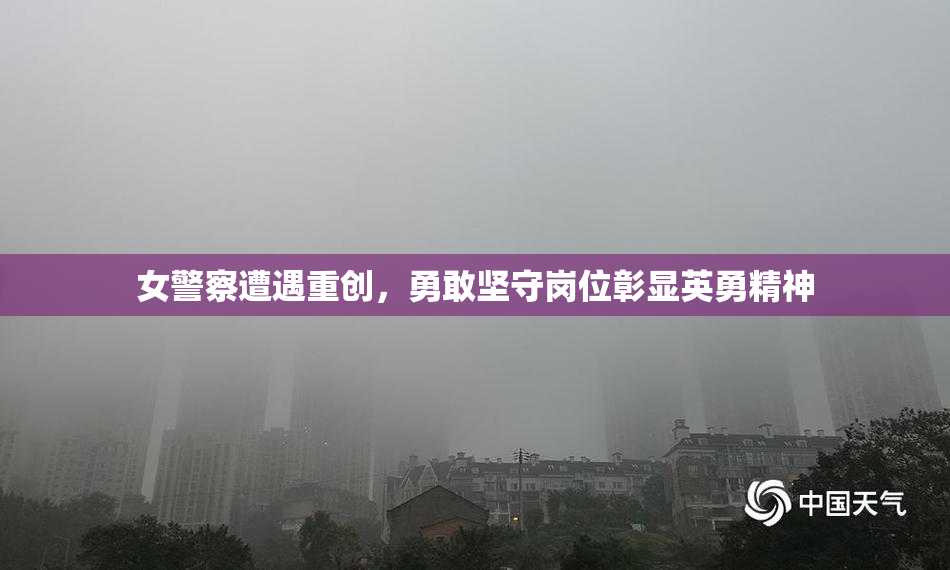 女警察遭遇重创，勇敢坚守岗位彰显英勇精神