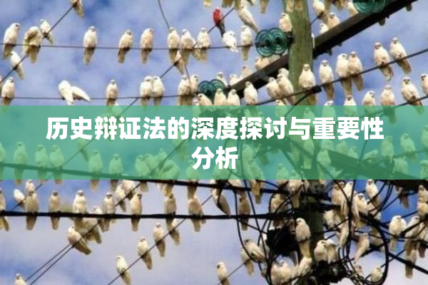历史辩证法的深度探讨与重要性分析