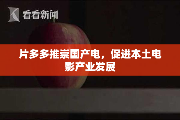 片多多推崇国产电，促进本土电影产业发展