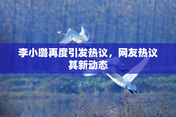 李小璐再度引发热议，网友热议其新动态