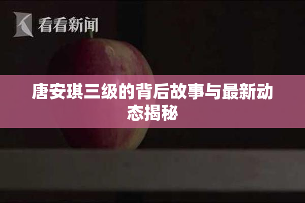 唐安琪三级的背后故事与最新动态揭秘