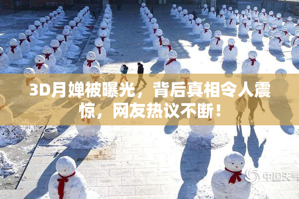3D月婵被曝光，背后真相令人震惊，网友热议不断！