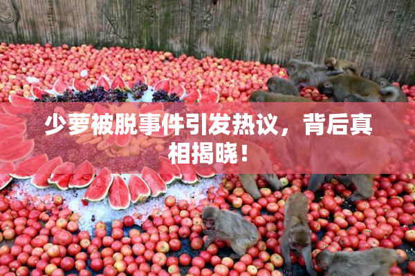 少萝被脱事件引发热议，背后真相揭晓！