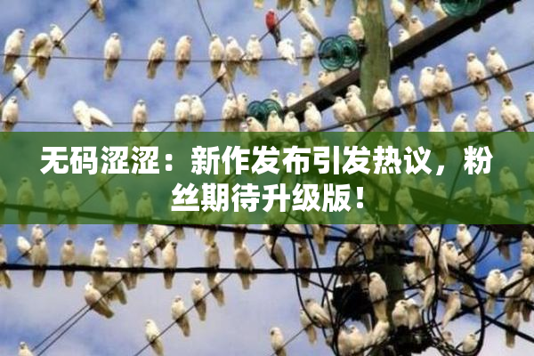 无码涩涩：新作发布引发热议，粉丝期待升级版！