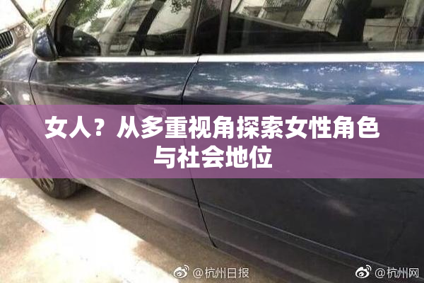 女人？从多重视角探索女性角色与社会地位