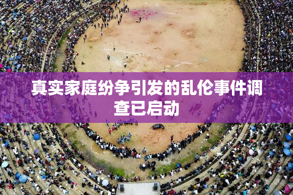 真实家庭纷争引发的乱伦事件调查已启动