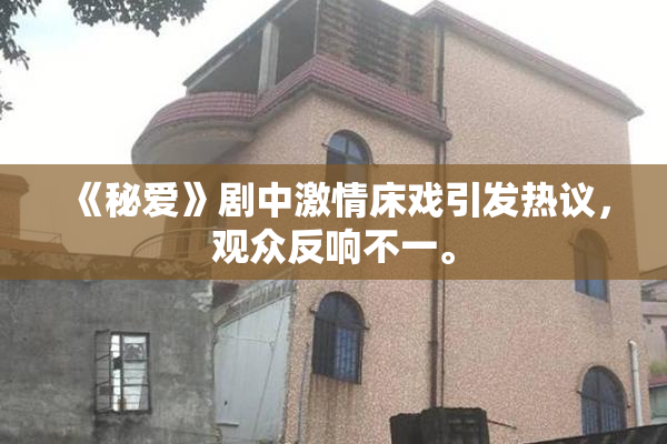 《秘爱》剧中激情床戏引发热议，观众反响不一。