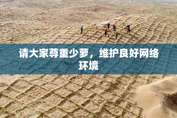 请大家尊重少萝，维护良好网络环境