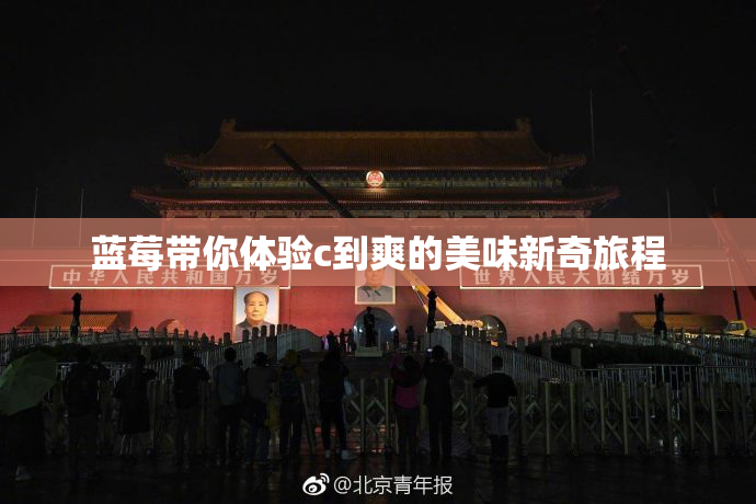 蓝莓带你体验c到爽的美味新奇旅程