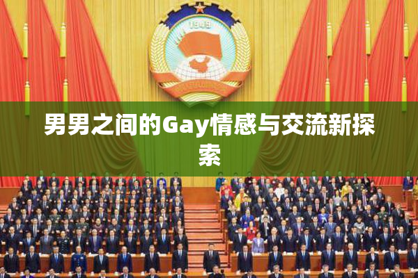男男之间的Gay情感与交流新探索