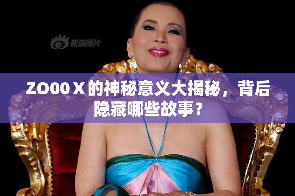 ZO00Ⅹ的神秘意义大揭秘，背后隐藏哪些故事？