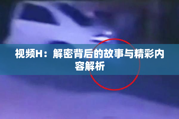 视频H：解密背后的故事与精彩内容解析