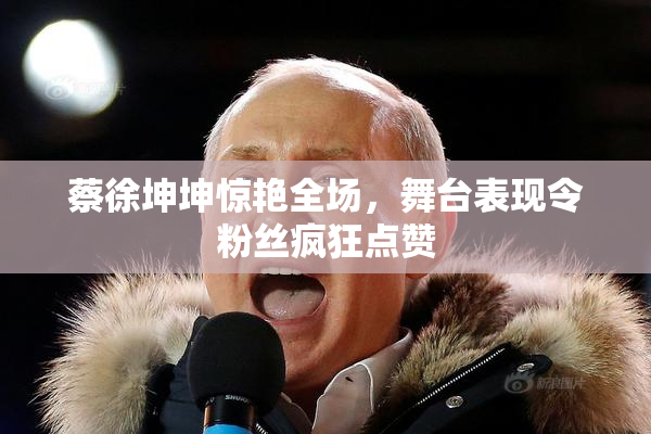 蔡徐坤坤惊艳全场，舞台表现令粉丝疯狂点赞