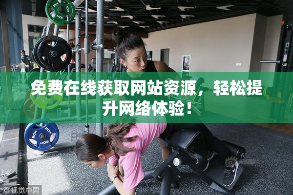 免费在线获取网站资源，轻松提升网络体验！