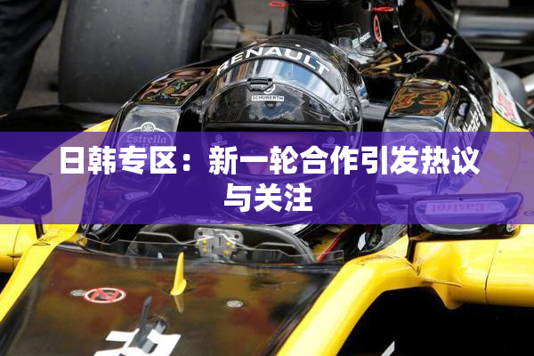 日韩专区：新一轮合作引发热议与关注