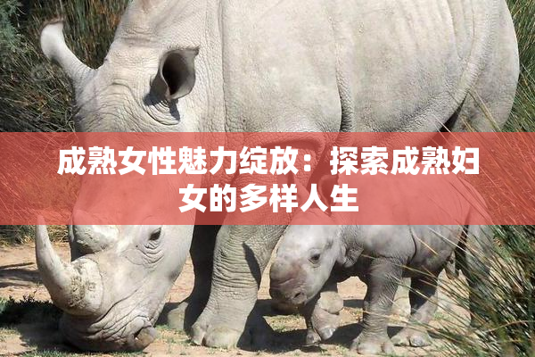 成熟女性魅力绽放：探索成熟妇女的多样人生