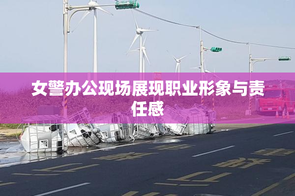 女警办公现场展现职业形象与责任感