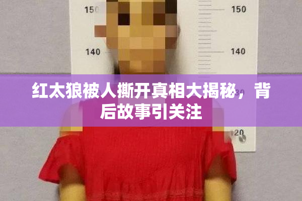 红太狼被人撕开真相大揭秘，背后故事引关注