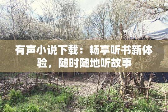 有声小说下载：畅享听书新体验，随时随地听故事