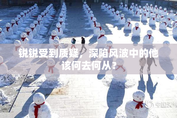 锐锐受到质疑，深陷风波中的他该何去何从？