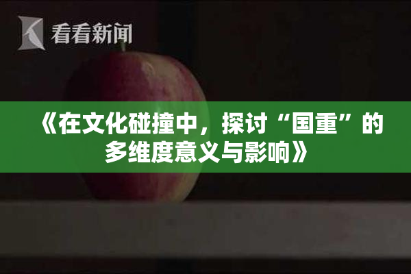 《在文化碰撞中，探讨“国重”的多维度意义与影响》