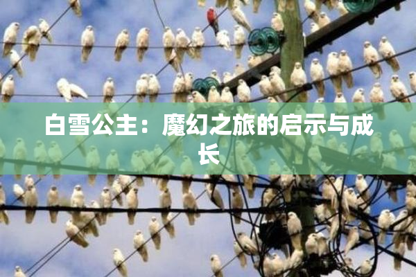 白雪公主：魔幻之旅的启示与成长