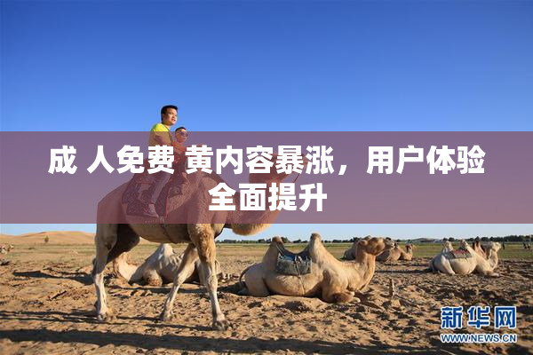 成 人免费 黄内容暴涨，用户体验全面提升