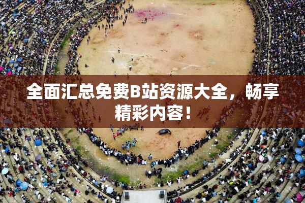 全面汇总免费B站资源大全，畅享精彩内容！
