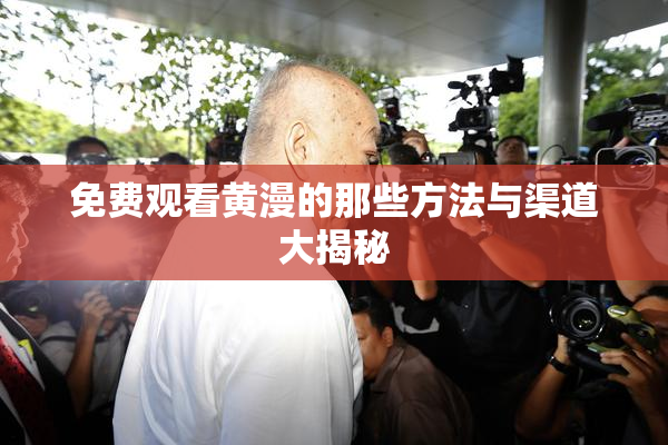 免费观看黄漫的那些方法与渠道大揭秘