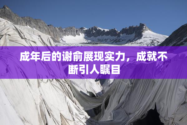 成年后的谢俞展现实力，成就不断引人瞩目
