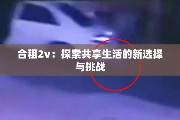 合租2v：探索共享生活的新选择与挑战