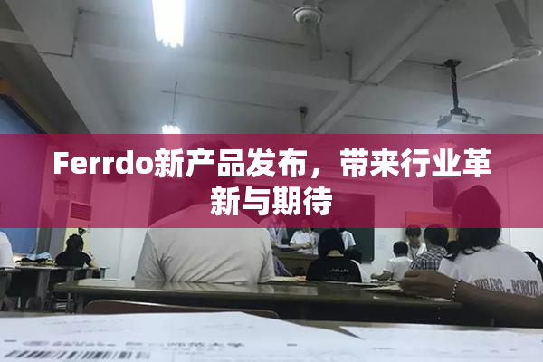 Ferrdo新产品发布，带来行业革新与期待