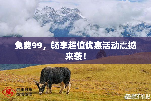 免费99，畅享超值优惠活动震撼来袭！