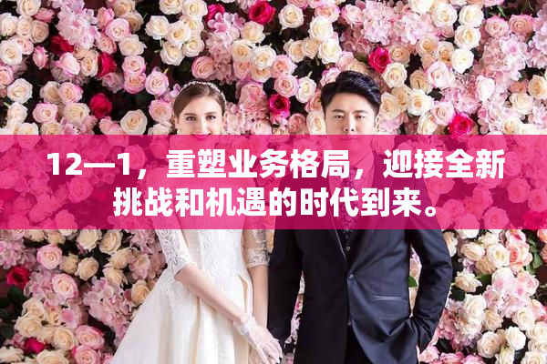 12—1，重塑业务格局，迎接全新挑战和机遇的时代到来。