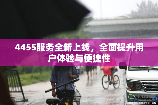 4455服务全新上线，全面提升用户体验与便捷性