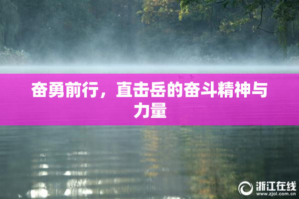 奋勇前行，直击岳的奋斗精神与力量