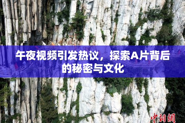午夜视频引发热议，探索A片背后的秘密与文化