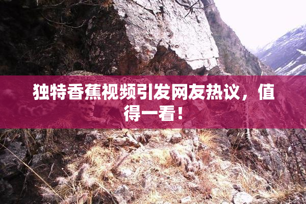 独特香蕉视频引发网友热议，值得一看！