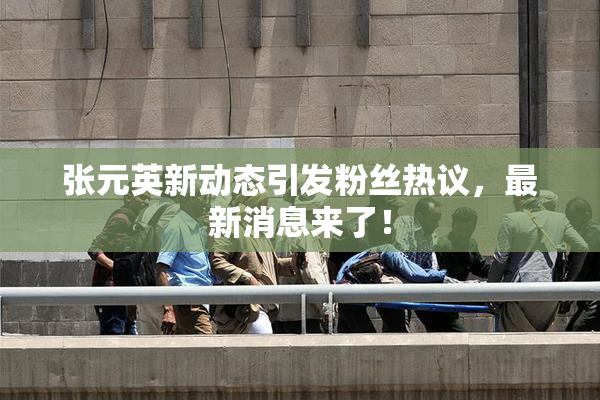 张元英新动态引发粉丝热议，最新消息来了！