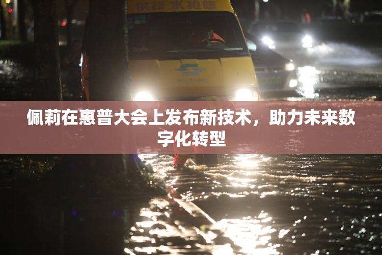 佩莉在惠普大会上发布新技术，助力未来数字化转型